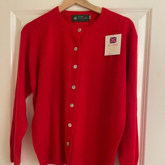 NWT 100% Scottish Cashmere Cardigan - Picture 2 of 4